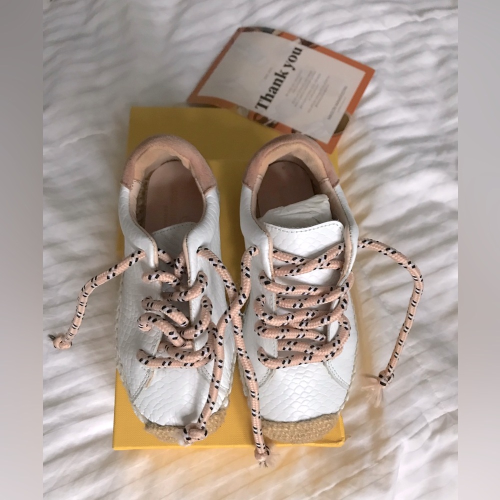 Maison Mangostan toddler leather sneakers
